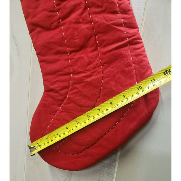 Pottery Barn Kids Holiday Light-Up Quilted Christmas Stocking MARIO Monogram - Picture 10 of 10